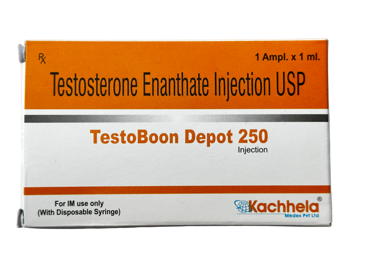 Representative image of Testosterone Enanthate 250 mg/mL